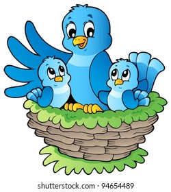 Bird theme image 3 - vector illustration.