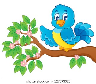 Bird theme image 6 - vector illustration.