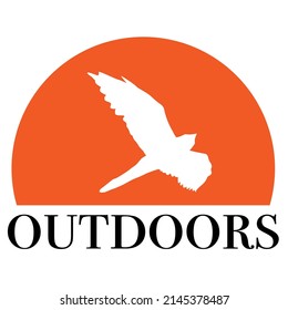 bird themed logo. Birds represent elegance and freedom.