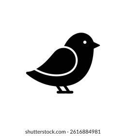 Bird with Tilted Head Symbolizing Curiosity or Attention