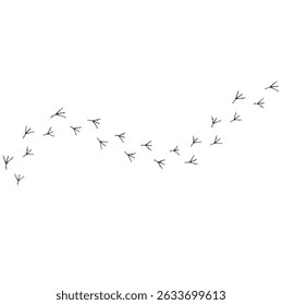 bird tracks,chicken tracks icon,vector illustration	