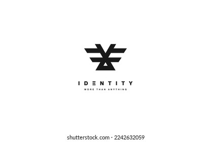 BIRD Trendy Logo Vorlage mit modernem Stil.