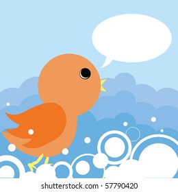 bird tweet background