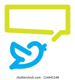 Bird tweets icon