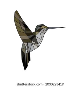 bird vector abstract geometric colorful eps 10
