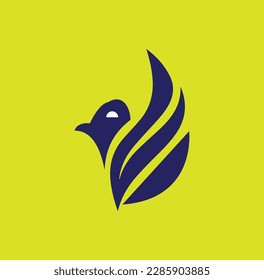 Bird vector abstract logo format