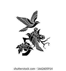 bird vector art design concept