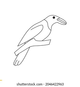 Bird Vector Art Graphics Template For Business And Company