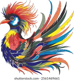 Bird vector art illustration eps