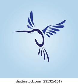 Bird Vector Art Logo Design Template Free Download