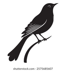 Bird vector art logo silhouette