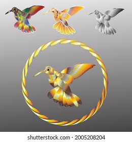 bird vector art new style