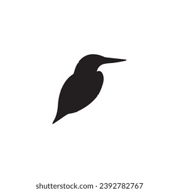 bird vector with black color