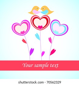 Bird Vector card