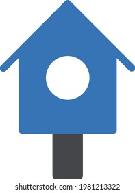 bird vector glyph color icon