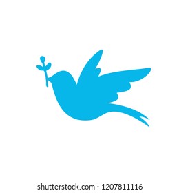 Peace Dove Flat Style Vector Icon Stock Vector (royalty Free) 1022812972