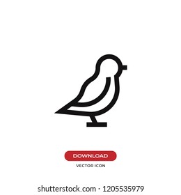 Bird vector icon