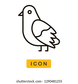 Bird vector icon
