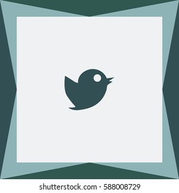 Bird  Vector Icon.
