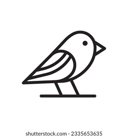 Bird vector icon. Birds flat sign design. Bird symbol pictogram. UX UI icon