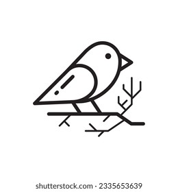 Bird vector icon. Birds flat sign design. Bird symbol pictogram. UX UI icon