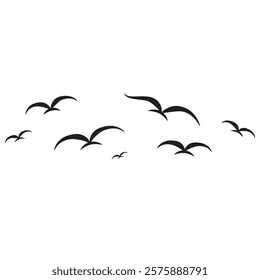 Bird vector icon. fly illustration sign. food symbol. meat logo.