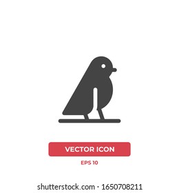 Bird vector icon illustration. Ui/Ux. Premium quality.