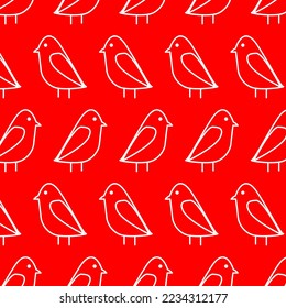 bird vector icon isolated on red background, vector illustration, wallpaper background