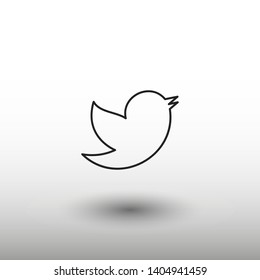 Twitter new logo . Twitter icons. New twitter logo x 2023. x