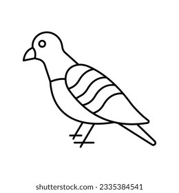 Bird Vector icon which can easily modify or edit

