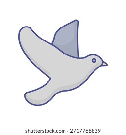 Icono del Vector del pájaro que puede modificar o editar fácilmente
