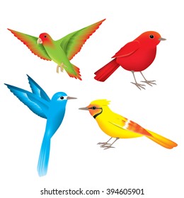 Bird vector icons