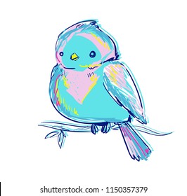 Bird, Vector Illustration