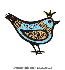 Bird. Vector illustration