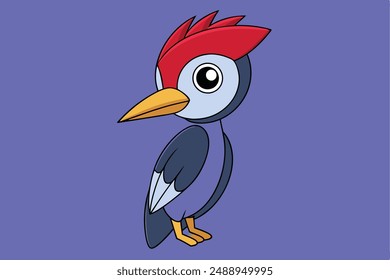 Bird Vector Illustration | Cartoon, Clipart and Line Art Designs for Print.