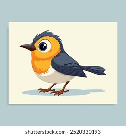 bird vector illustration, clip art, no background