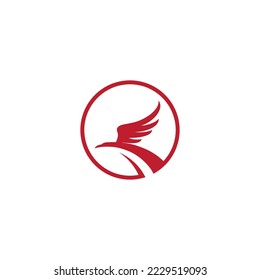 bird vector illustration for an icon,symbol or logo. bird template logo