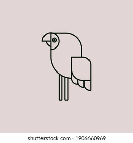 bird vector illustration image can also be used as an icon