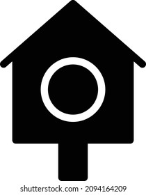 Vogel-Vektorgrafik einzeln auf transparentem Hintergrund. glyph-Vektorsymbole für Konzept- oder Web-Grafiken.