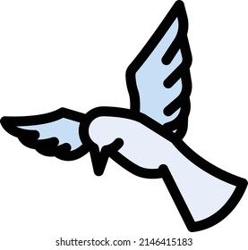 bird Vector illustration on a transparent background. Premium quality symbols. Stroke vector icon for concept and graphic design.