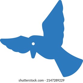 ilustración de pájaro Vector en un fondo transparente. Símbolos de calidad premium. Icono vector glifos para concepto y diseño gráfico.