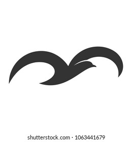 Bird vector logo.