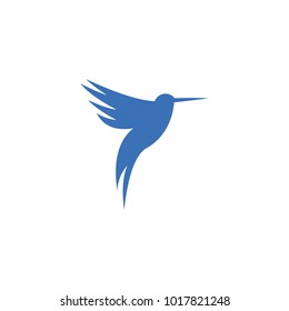 Bird vector logo abstract graphic out line and modern