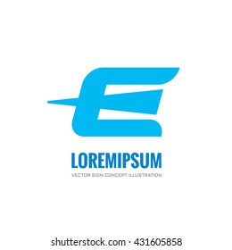 Bird - vector logo concept illustration. Design element.