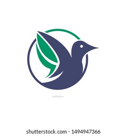 Bird vector logo design. Creative bird vector logo design template.