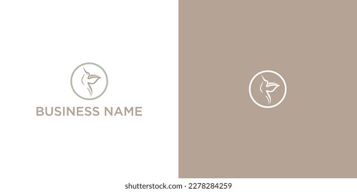 Diseño del logotipo del vector de aves. Ave de lujo, diseño de logotipo de línea vectorial. Logotipo de símbolo universal premium. Estilo minimalista, icono de arte.