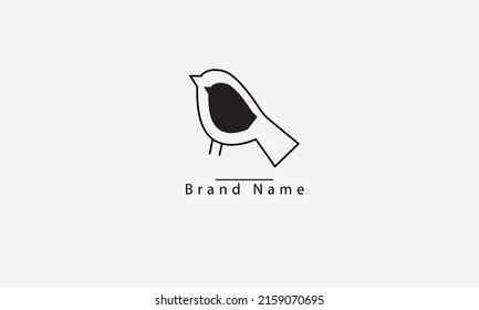 Bird vector logo design template