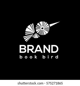 Bird vector logo design template. 