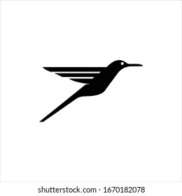 logotipo vectorial pájaro gráfico abstracto moderno