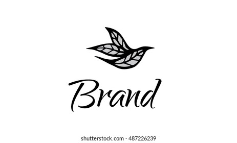 Bird vector logo template